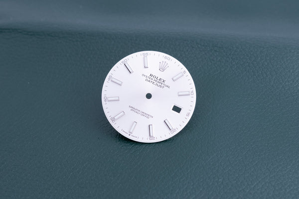 Load image into Gallery viewer, Rolex Silver Index marker Dial for model 126300 - 126334 FCD24706
