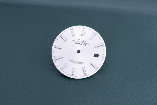 Load image into Gallery viewer, Rolex Silver Index marker Dial for model 126300 - 126334 FCD24709
