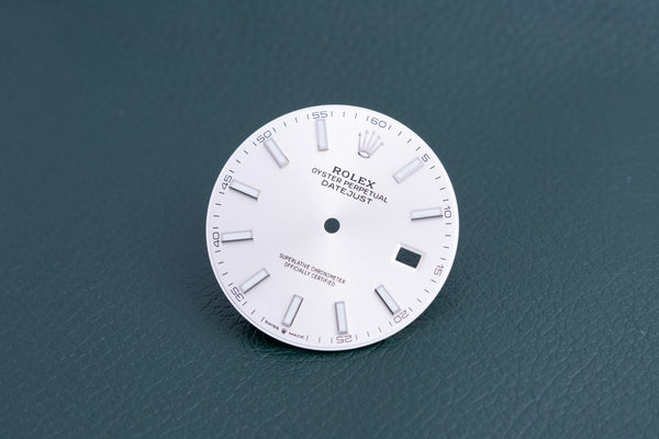 Load image into Gallery viewer, Rolex Silver Index marker Dial for model 126300 - 126334 FCD24726
