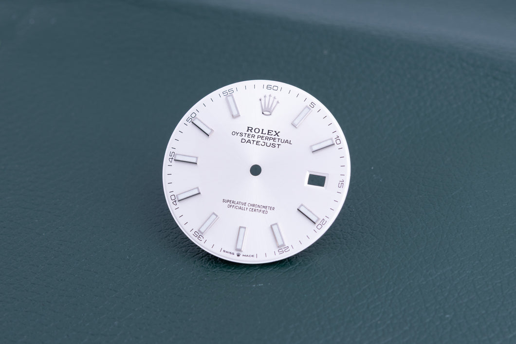 Rolex Silver Index marker Dial for model 126300 - 126334 FCD24743