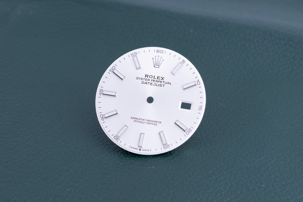 Load image into Gallery viewer, Rolex Silver Index marker Dial for model 126300 - 126334 FCD24743
