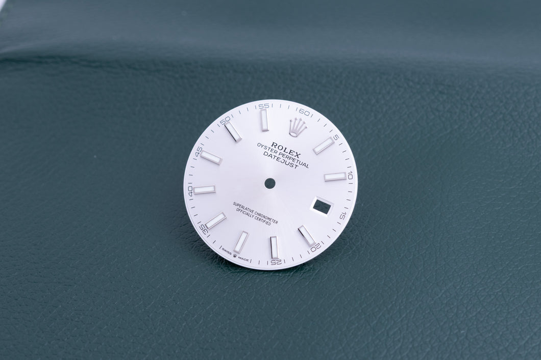 Rolex Silver Index marker Dial for model 126300 - 126334 FCD24751