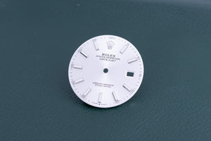 Rolex Silver Index marker Dial for model 126300 - 126334 FCD24762