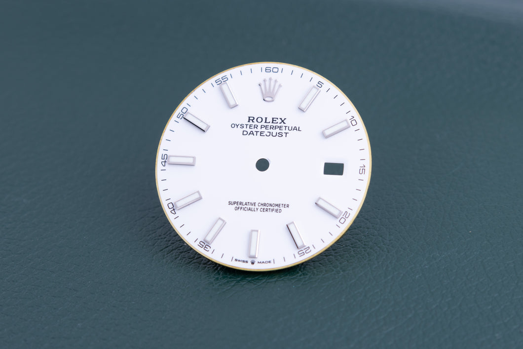 Rolex White Index marker Dial for model 126300 - 126334 FCD24775