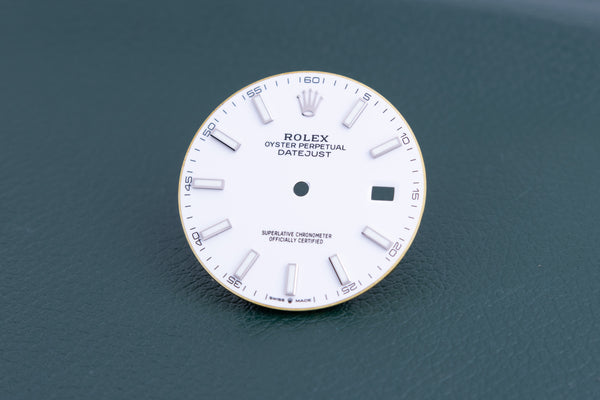 Load image into Gallery viewer, Rolex White Index marker Dial for model 126300 - 126334 FCD24775

