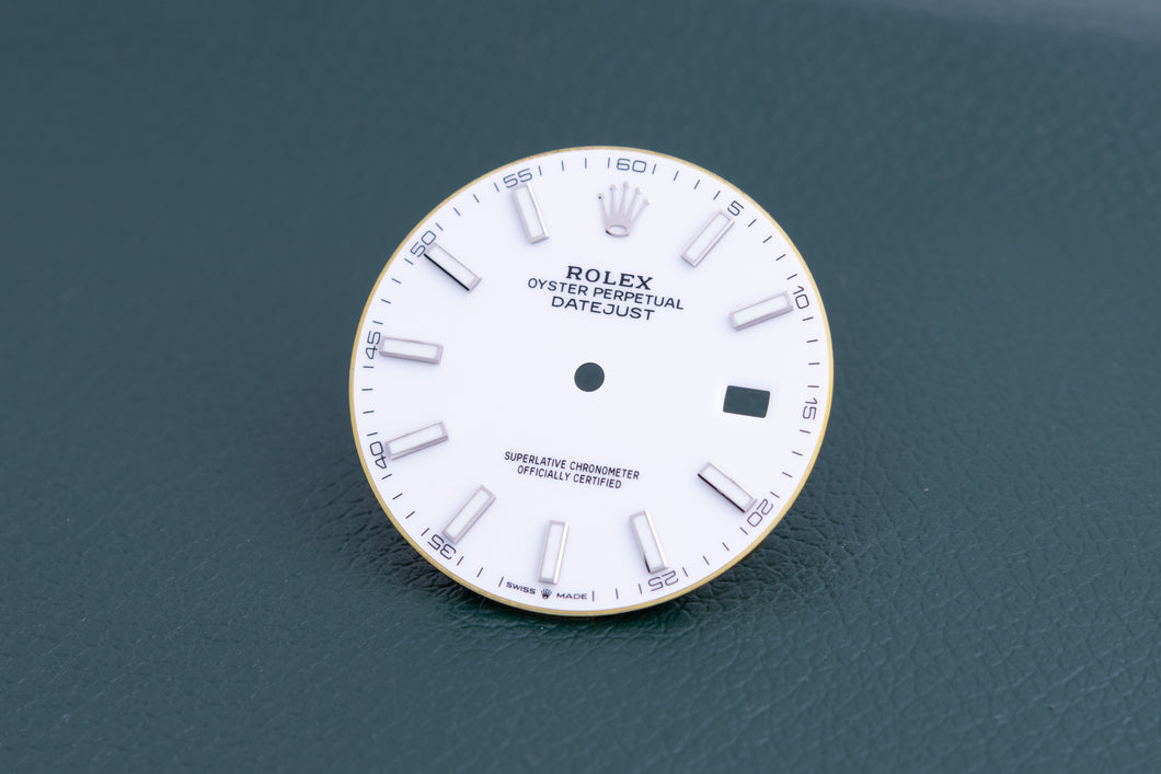 Rolex White Index marker Dial for model 126300 - 126334 FCD24785