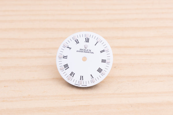 Load image into Gallery viewer, Rolex Oyster Perpetual White Stick with Roman marker for model 78200 FCD11116
