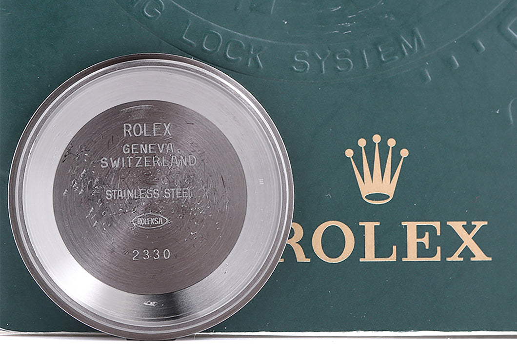 Rolex Steel Date Caseback 2330 for model 115200 FCD11681