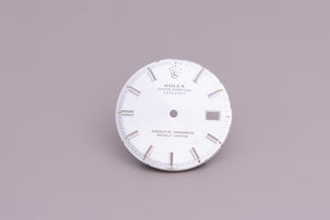 ROLEX DATEJUST SILVER WIDE BOY MARKER DIAL  FOR MODEL 1601 FCD13641