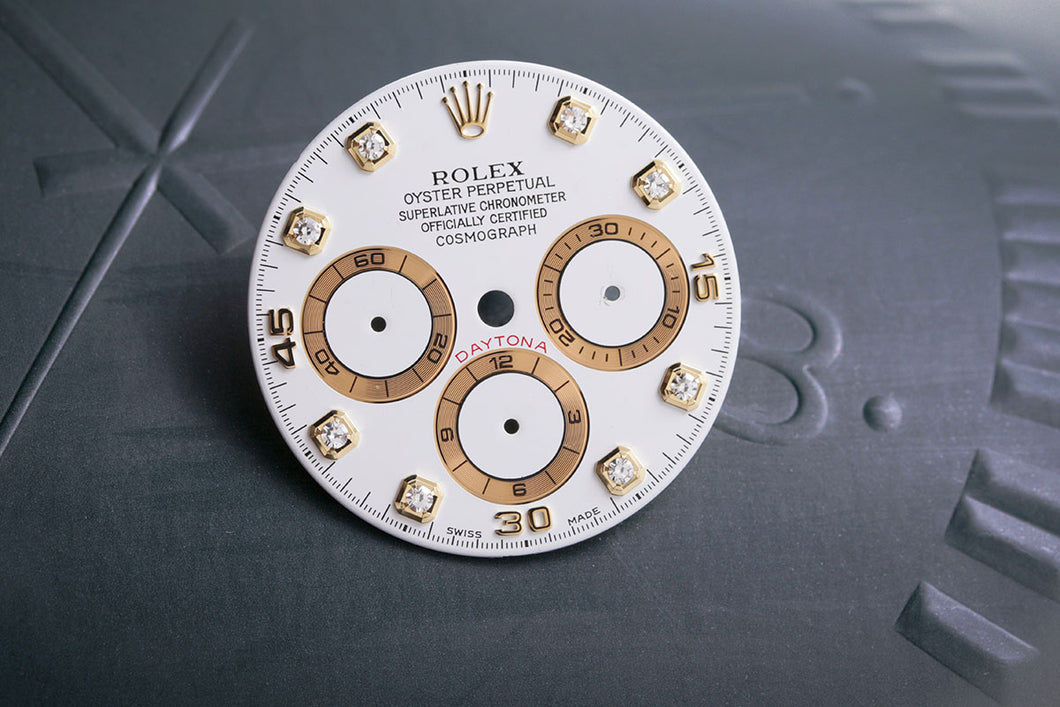 Rolex Daytona White diamond dial ( Zenith ) for model 16528 - 16523 FCD13795