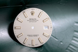 Rolex Mens Ivory Index Datejust II Dial w/ 2 hands for 116333 FCD14128