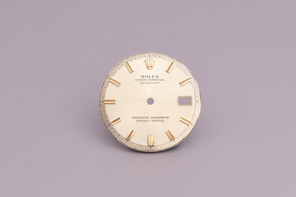 Load image into Gallery viewer, Rolex Mens Datejust Champagne Stick Dial for 1601 - 1603 FCD14839
