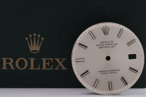 Rolex Mens Datejustsilver Stick Dial for 1601 - 1603 FCD14887