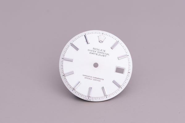 Load image into Gallery viewer, Rolex Mens Datejustsilver Stick Dial for 1601 - 1603 FCD14897
