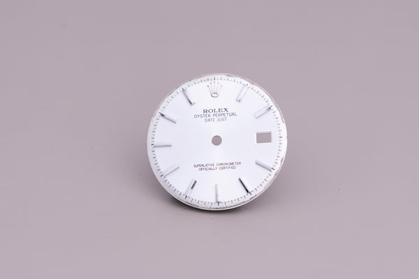 Load image into Gallery viewer, Rolex Mens Datejustsilver Stick Dial for 1601 - 1603 FCD14902
