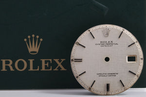 Rolex Mens Datejustsilver Stick Dial for 1601 - 1603 FCD14909