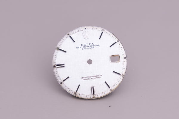 Load image into Gallery viewer, Rolex Mens Datejustsilver Stick Dial for 1601 - 1603 FCD14909
