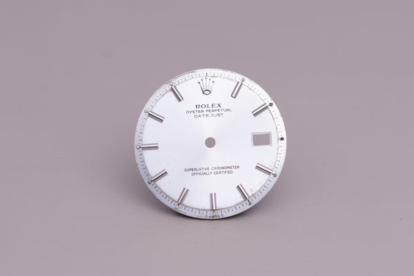 Load image into Gallery viewer, Rolex Mens Datejustsilver Stick Dial for 1601 - 1603 FCD14912
