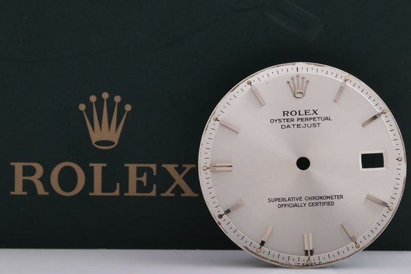 Load image into Gallery viewer, Rolex Mens Datejustsilver Stick Dial for 1601 - 1603 FCD14931
