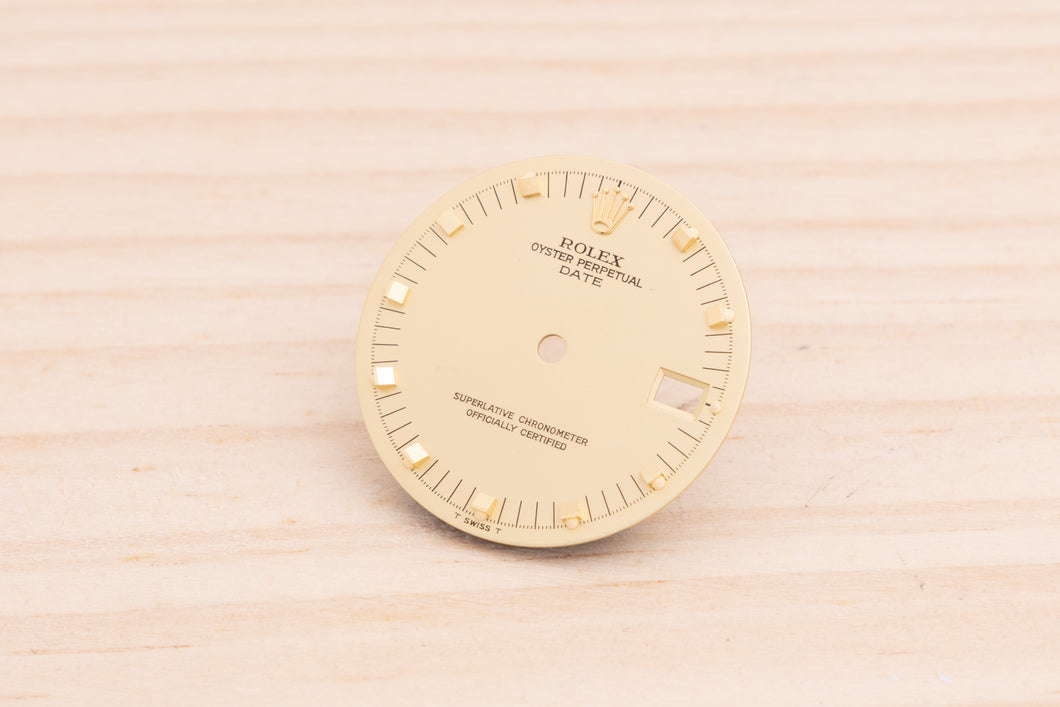 Rolex Champagne Date dial for model 15013 - 15233 FCD15098