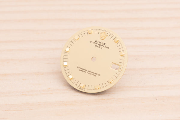 Load image into Gallery viewer, Rolex Champagne Date dial for model 15013 - 15233 FCD15098
