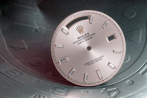 Rolex Daydate 40mm 228235 Sunburst Baguette Diamond Dial FCD15223
