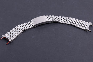 Rolex 20mm Stainless Steel Folded Link Jubilee bracelet 55 ends w/ 6251H Buckle FCD15402