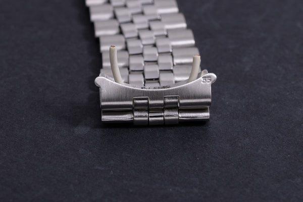 Load image into Gallery viewer, Rolex 20mm Stainless Steel Folded Link Jubilee bracelet 55 ends w/ 6251H Buckle FCD15402
