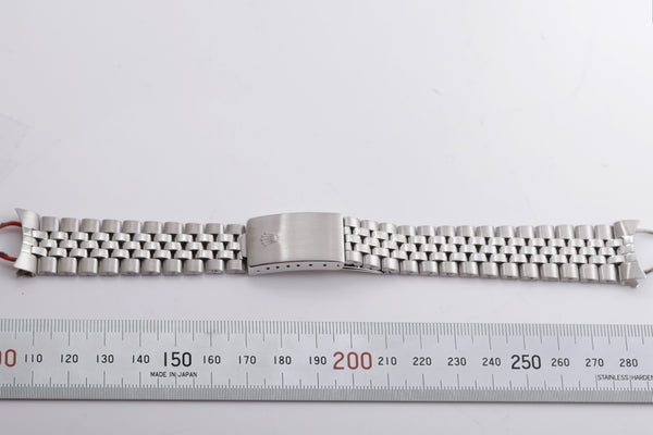 Load image into Gallery viewer, Rolex 20mm Stainless Steel Folded Link Jubilee bracelet 55 ends FCD15403
