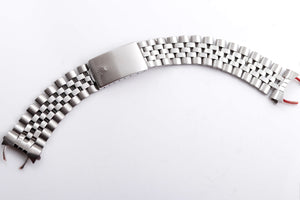 Rolex 20mm Stainless Steel Folded Link Jubilee bracelet 55 ends w/ FCD15410