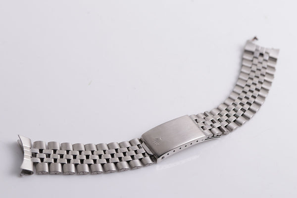 Load image into Gallery viewer, Rolex 20mm Stainless Steel Folded Link Jubilee bracelet 55 ends 6251H Buckle FCD15413
