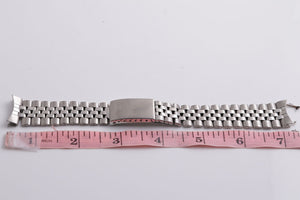 Rolex 20mm Stainless Steel Folded Link Jubilee bracelet 55 ends 6251H Buckle FCD15413