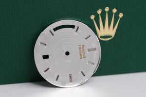Rolex White Gold Daydate 40mm Silver Baguette Dial for 228239 FCD16963