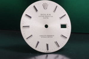 Rolex Date Silver stick dial some spotting  w/ hands for model 1500 - 1501 FCD17568