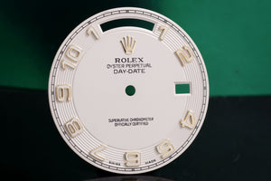 Rolex Daydate II 41mm Cream Concentric Arabic Dial for 218238 FCD17785