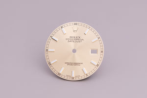 Rolex Mens Datejust New Style Champagne Lumi Stick Dial for 116233 FCD18143