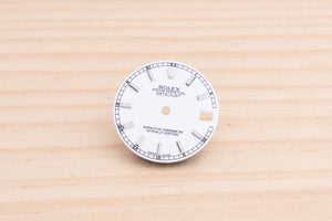 Rolex Midsize White Lumi Stick Dial for 178174 FCD19045
