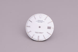 Rolex Datejust silver Stick marker dial for model 1601 W/ Hands FCD19300