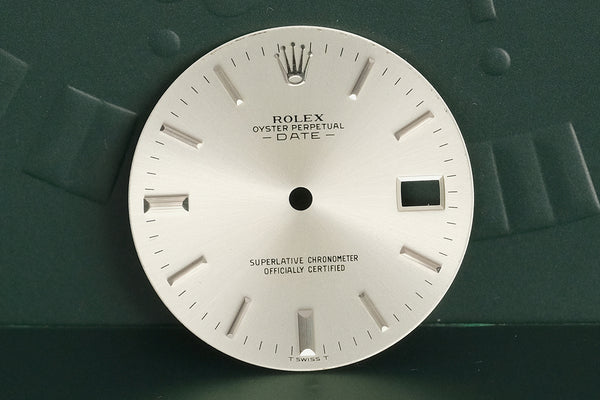 Load image into Gallery viewer, Rolex Date Silver stick dial  for model 1500 - 1501 FCD19312
