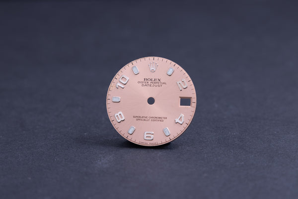 Load image into Gallery viewer, Rolex Datejust Midsize Salmon Arabic dial 68274 - 78274 FCD19779
