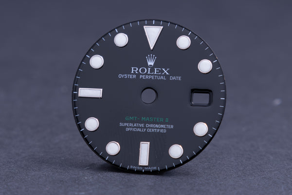 Load image into Gallery viewer, Rolex GMT Master II Super Luminova Dial for 116710 Glows Green FCD19830
