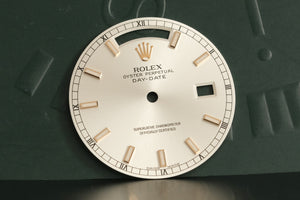 Rolex Day-Date Silver Stick dial for model 118235 FCD19871