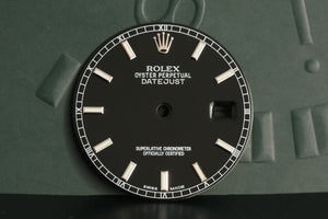 Rolex Mens Lumi Black Index Dial for model 116200 - 116234 FCD19886