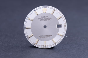 Rolex Mens Silver Tuxedo / Bullseye dial for 116233 FCD19949