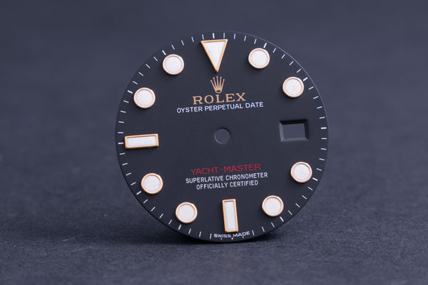 Load image into Gallery viewer, Rolex Yachtmaster Black Dial for model 116655 FCD20888
