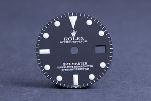 Rolex GMT Master Matte Black Lumi Service Dial for 1675 FCD20251