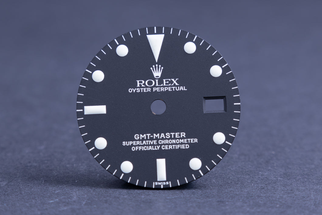 Rolex GMT Master Matte Black Lumi Service Dial for 1675 FCD20251