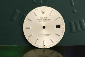 Rolex Datejust Silver Wide 6-9 Stick dial for model 16014 FCD20262