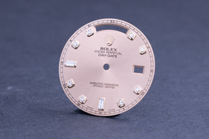 Rolex Day Date II 41mm Rose Gold 8-2 Diamond Dial for 218235 MINT FCD20289