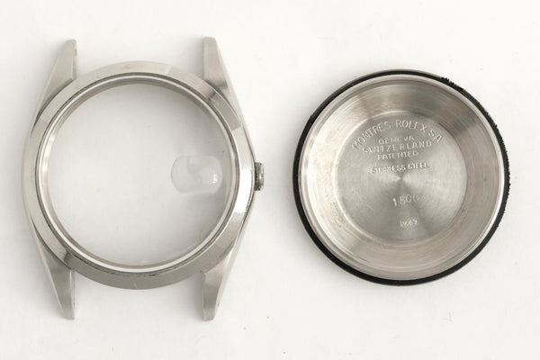 Load image into Gallery viewer, Rolex 1500 Date Case with caseback and Smooth Bezel circa 1967 FCD20309
